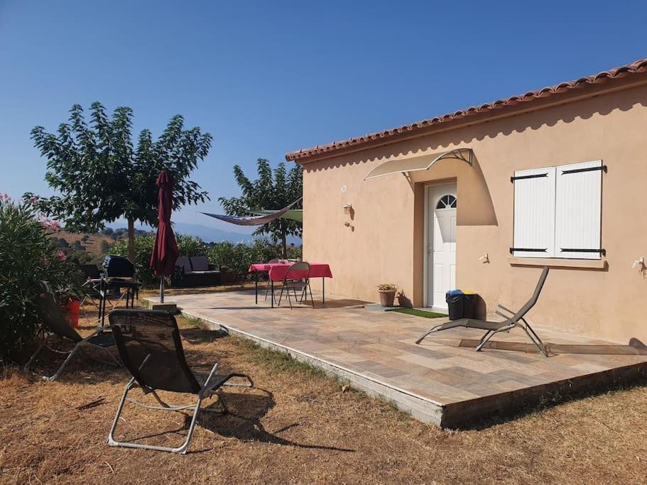Studio Mitoyen A La Campagne Vue Sur La Mer Cargèse Esterno foto